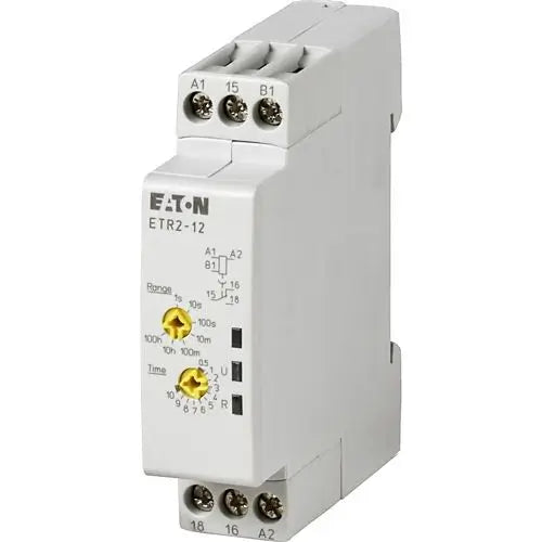 EATON Timing relay, 0.05s-100h, 24-240VAC 50/60Hz, 24-48VDC, 1W, off-delayed