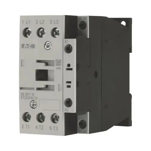 EATON Contactor, 3p+1N/O, 11kW/400V/AC3,DILM25-10(24V50/60HZ)