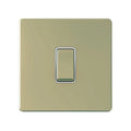SNOWLITE 10A 1 Gang 2 Way Switch Gold