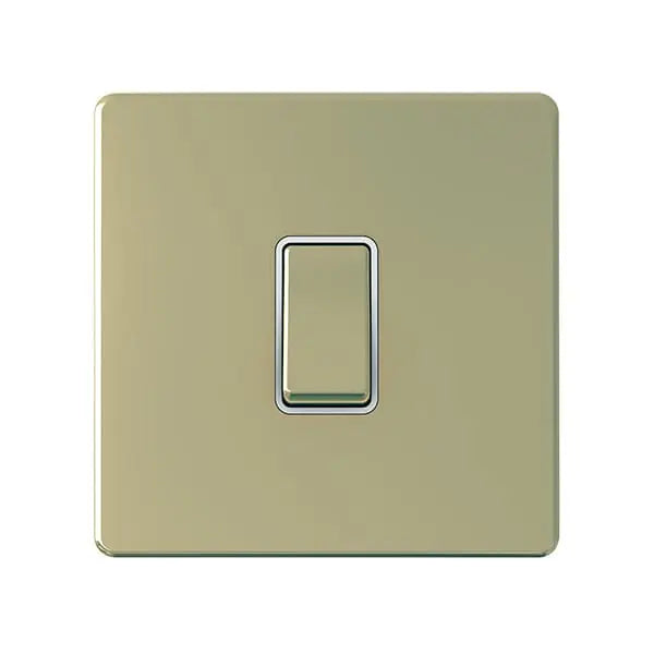 SNOWLITE 10A 1 Gang 2 Way Switch Gold