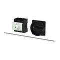 EATON Main switch, 3 pole, 63 A, Emergency-Stop function, Lockable in the 0 (Off) position, rr mounting, with 400 mm metal shaft