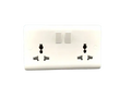 SNOWLITE 13A 2 Gang Switched Multi Function socket UN