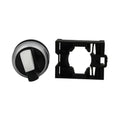 EATON Selector switch, toggle, 2 positions, black, maintained