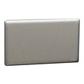 SCHNEIDER 2 Gang Blank Plate Stainless Steel