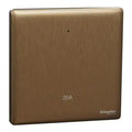 SCHNEIDER 20A 1 Gang DP with LED & Earth Dark Bronze