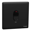 SCHNEIDER 32A 1 Gang DP with LED & Earth Jet Black