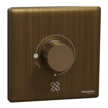 SCHNEIDER Fan Control Antique Brass