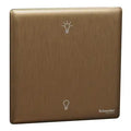 SCHNEIDER 250W 1 Gang dimmer Dark Bronze