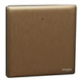 SCHNEIDER 16AX/20A 250V 1 Gang 2 Way Switchwith LED Light  Dark Bronze