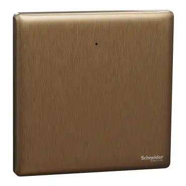 SCHNEIDER 16AX/20A 250V 1 Gang 2 Way Switchwith LED Light  Dark Bronze