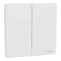 SCHNEIDER 16AX/20A 250V 2 Gang 2 Way Switch Painted White