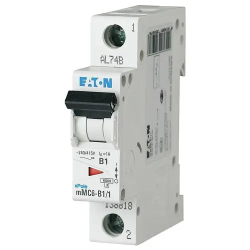 EATON MCB 1A C 6kA 1pole