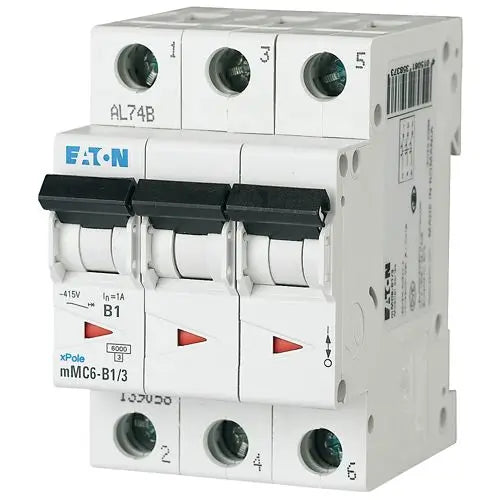 EATON MCB 3A C 6kA 3pole