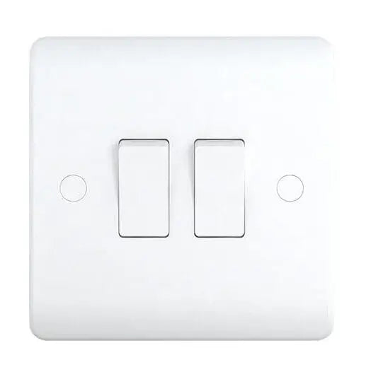 SNOWLITE 10A Switch 2 Gang 2 Way