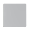 SNOWLITE Single Blank Plate 3X3 Silver
