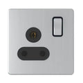SNOWLITE 15A 1 Gang Switch socket Silver