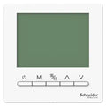 SCHNEIDER Standalone themostat, button type, white, 3 speed  Modulating 2Pipe 24 Vac