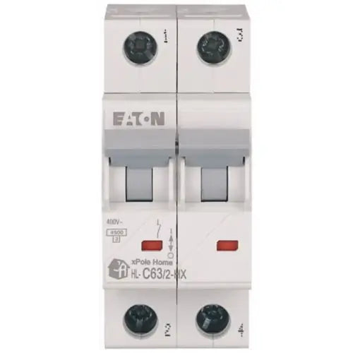 EATON Miniature Circuit brker 2-pole C-char 63-A, 6kA