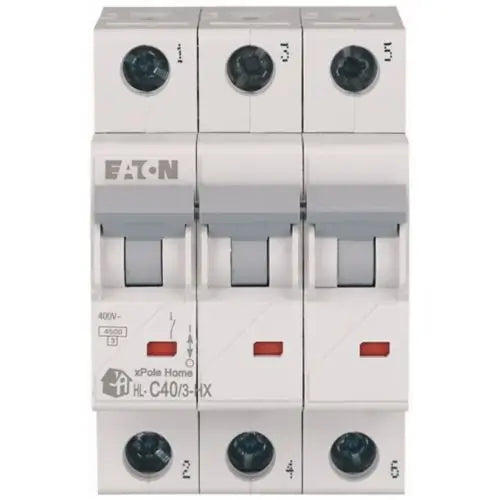 EATON Miniature Circuit brker 3-pole C-char 40-A, 6kA