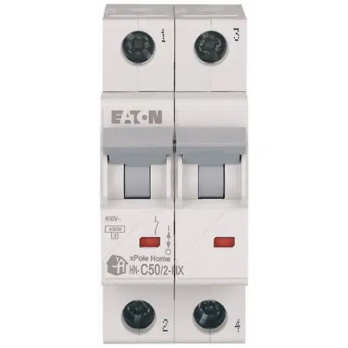 EATON Miniature Circuit brker 2-pole C-char 50-A, 6kA