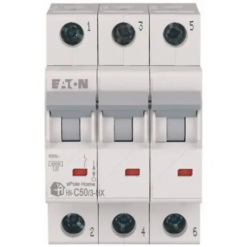 EATON Miniature Circuit brker 3-pole C-char 50-A, 6kA