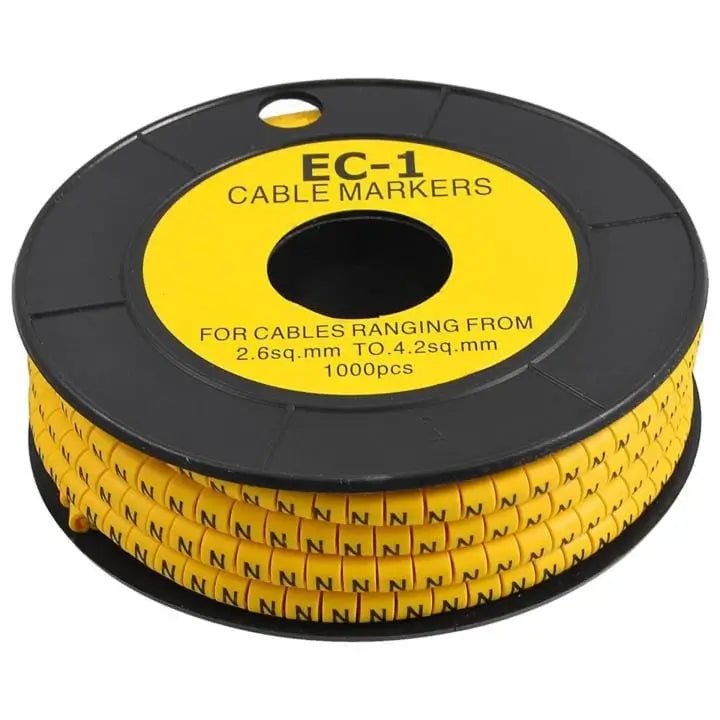 VOLT Cable Marker EC-1 (2.6~4.2MM2) Per Roll 1000Nos