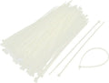VOLT  Cable Tie (200mm x 3.6mm)Pack of 100, Nylon Zip Ties, Self Locking Mechanism, Black/ White
