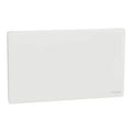 SCHNEIDER 2 Gang Blank Plate Painted White