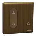 SCHNEIDER 1 Gang Bell Switch Antique Brass