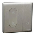 SCHNEIDER 1 Gang Bell Switch Stainless Steel