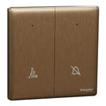 SCHNEIDER 2 Gang switch, Neon Dark Bronze